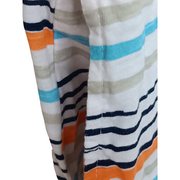 iCantoo Striped V-Neck T-Shirt Dress Women’s L Multicolor Lightweight Hem USA - Picture 8 of 15